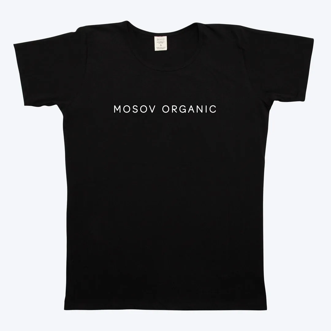 Organic Logo Black T-shirt - Man