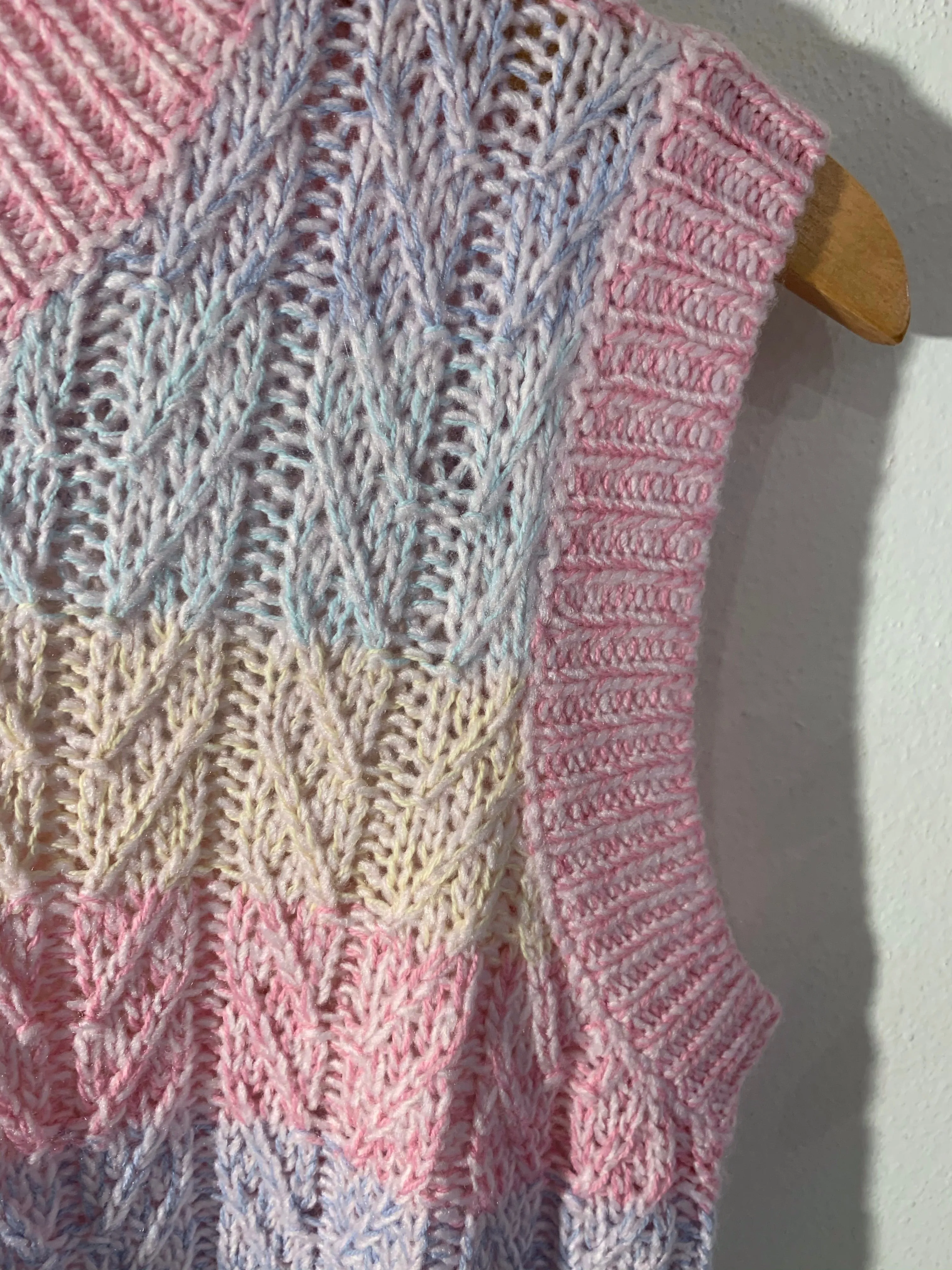 Pastel Knit Vest