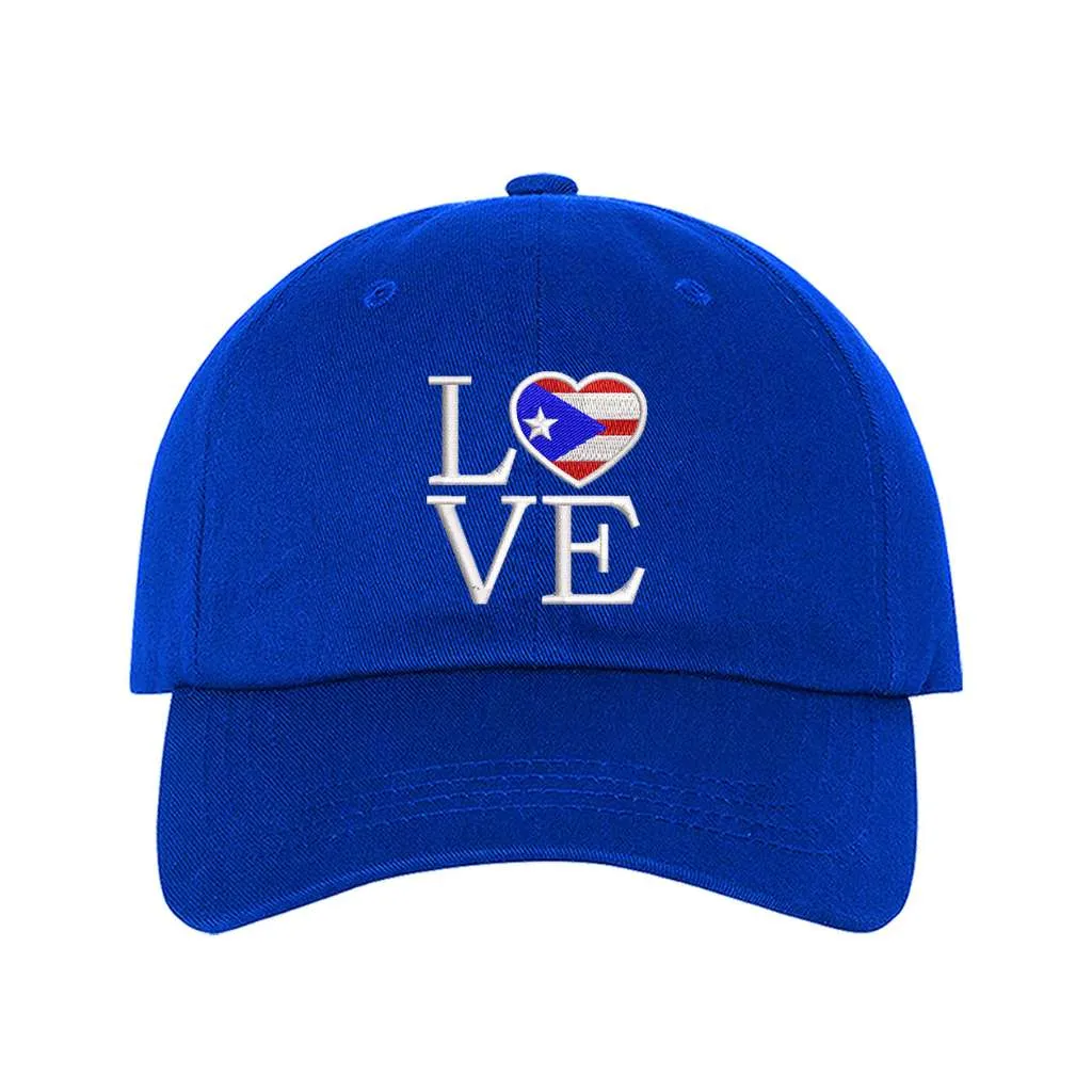 Puerto Rico Love Baseball Hat