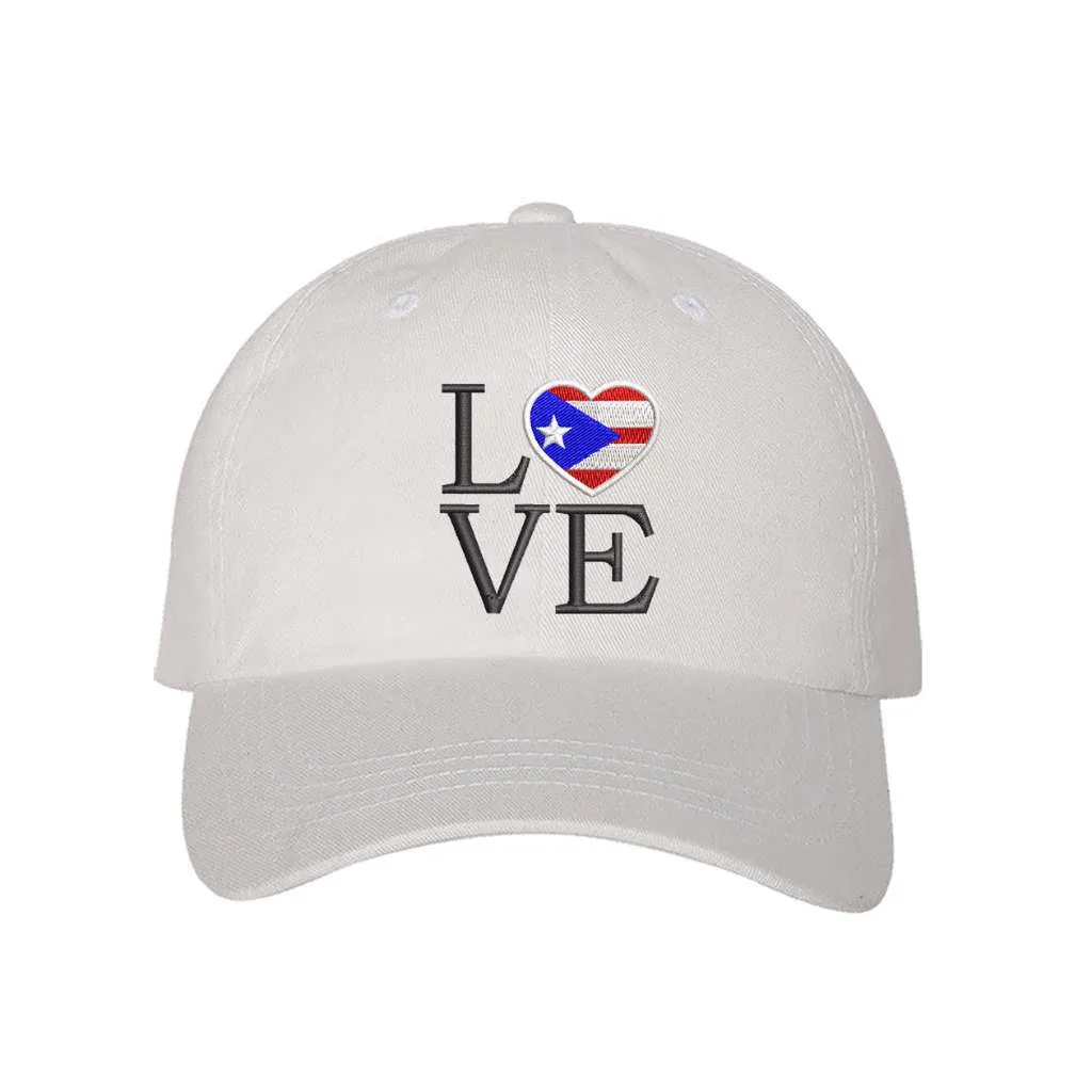 Puerto Rico Love Baseball Hat