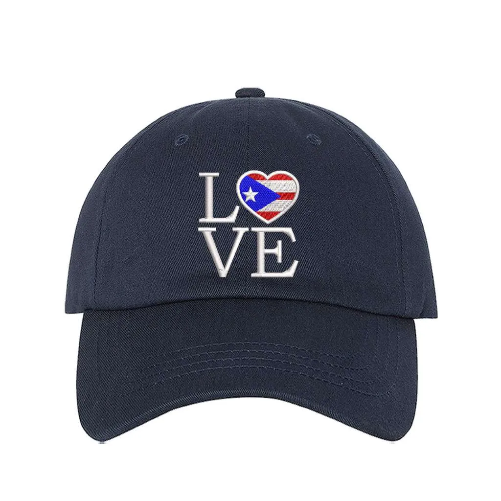 Puerto Rico Love Baseball Hat