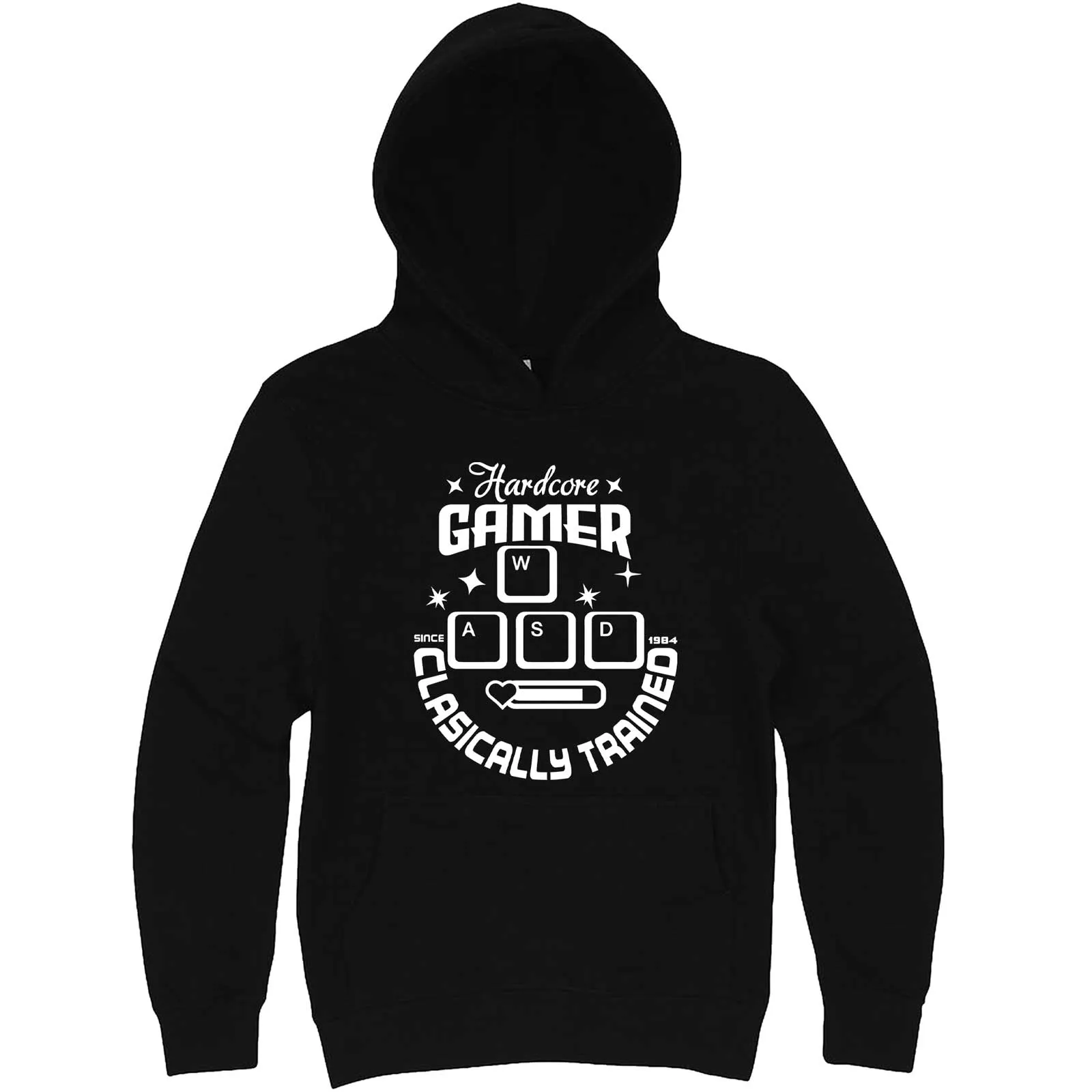 "Hardcore Gamer, Classically Trained" hoodie