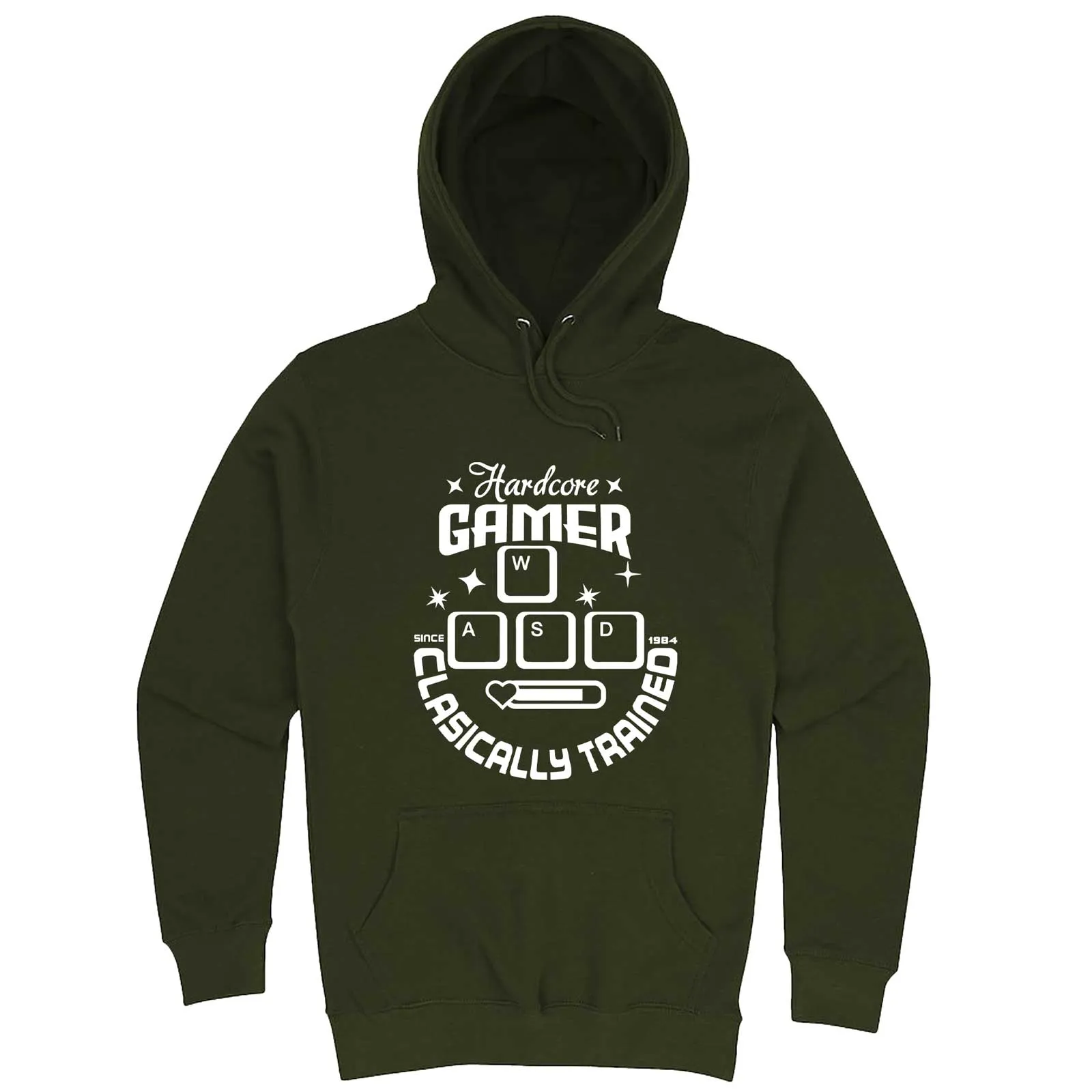 "Hardcore Gamer, Classically Trained" hoodie