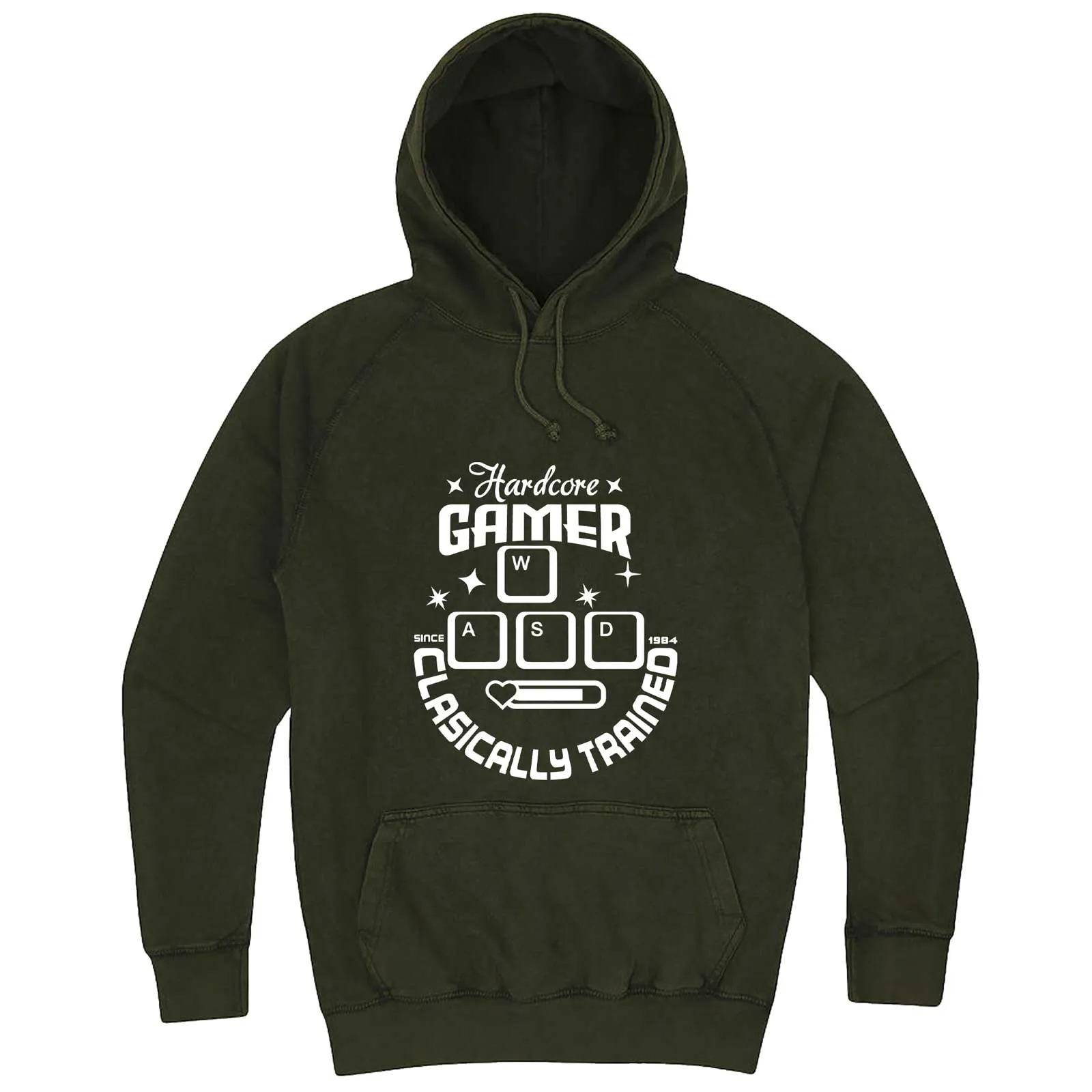 "Hardcore Gamer, Classically Trained" hoodie