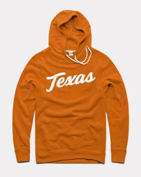 Texas Script Burnt Orange Hoodie