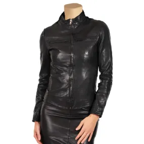 Women’s Slim Fit Leather Jacket